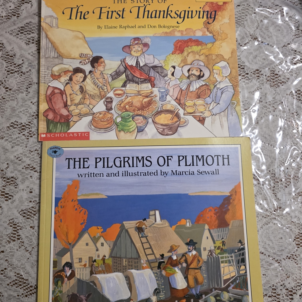 The Story of The First Thanksgiving and The Pilgrims of Plimoth Books